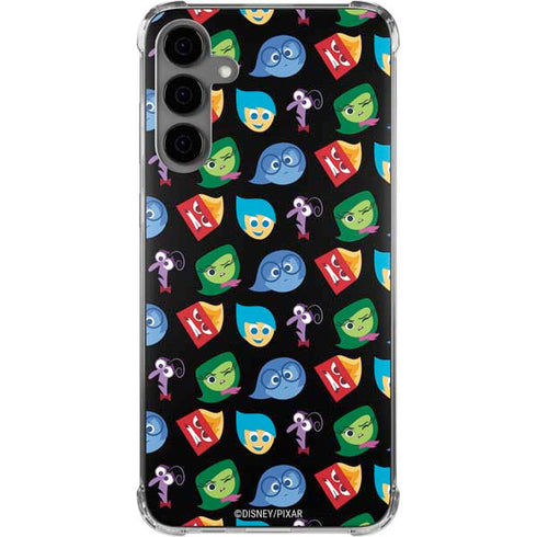 Disney Inside Out Character Pattern Galaxy S24 Plus Clear Case